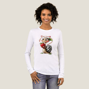 Erdbeer-Schnecken-Langarm-Shirt Tri-Blend Shirt