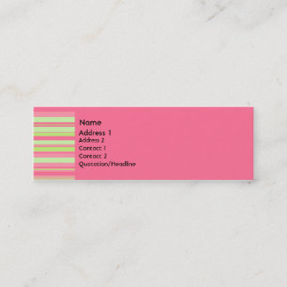 Erdbeer-u. Kiwi-Visitenkarte Mini Visitenkarte