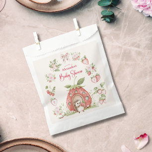 Erdbeer-Wald-Baby-Party Geschenktütchen