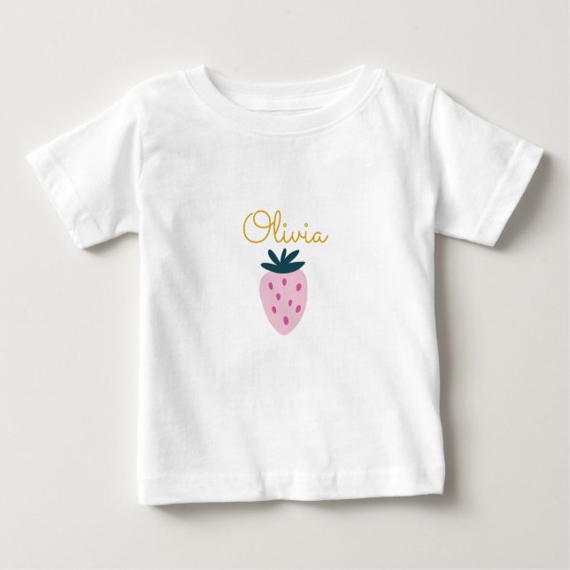 Erdbeerbaby Baby T-shirt (Vorderseite)
