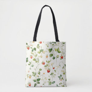 Erdbeerblätter Garten Tasche
