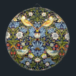 Erdbeerdieb, berühmtes Muster, Dartscheibe<br><div class="desc">William Morris: Strawberry Thief,  Vintages Design.</div>