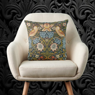 Erdbeerdiebe von William Morris, Vintage Kunst Kissen