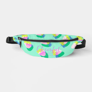 Erdbeere Aquamarin Bauchtasche