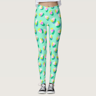 Erdbeere Aquamarin Leggings