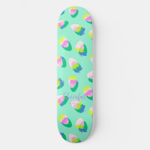 Erdbeere Aquamarin Skateboard