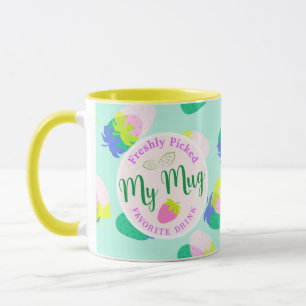 Erdbeere Aquamarin Tasse