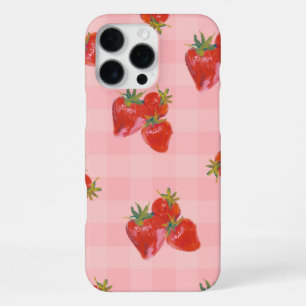 Erdbeere-Ästhetik-Hülle Frische Obst-Stimmung iPhone 16 Pro Max Hülle