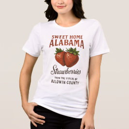 Erdbeere aus Süßholz Zuhause alabama Tri-Blend Shirt