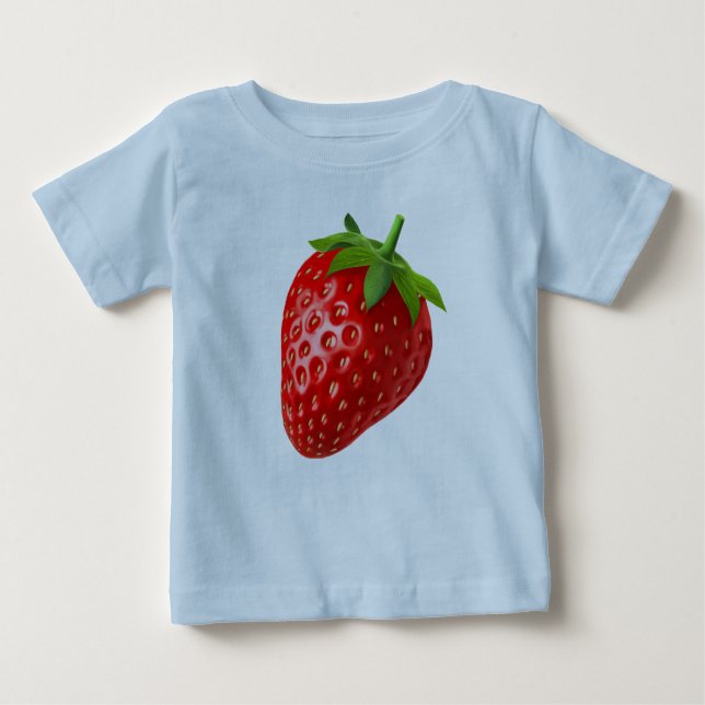 Erdbeere Baby T-shirt (Vorderseite)