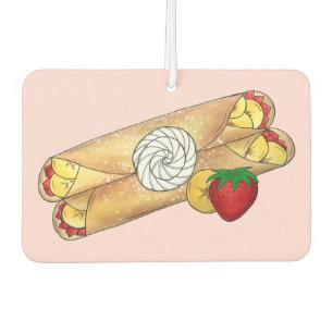 Erdbeere Banana Crêpe Pancake Französischer Lebens Autolufterfrischer