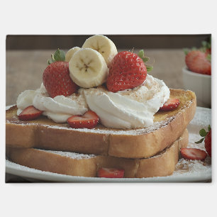 Erdbeere & Banane Arme Ritter Magnet