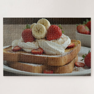 Erdbeere & Banane French Toast