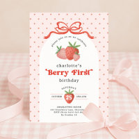 Erdbeere Berry Erster Roter Bogen 1. Geburtstag