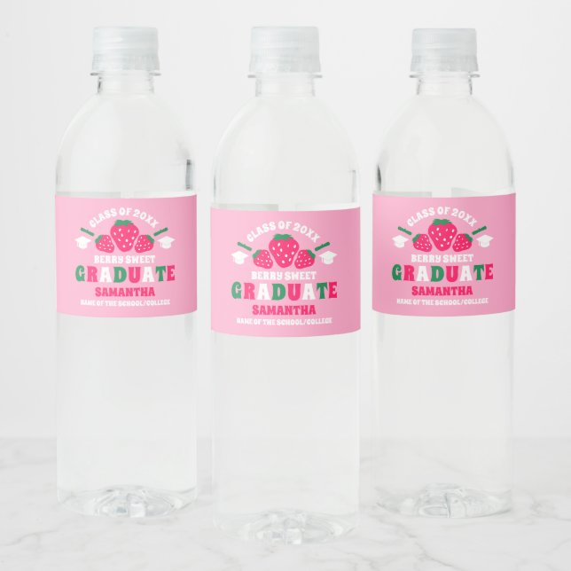 Erdbeere Berry Süße Abschlussfeier (Flaschen)