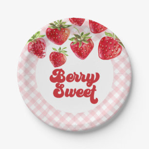 Erdbeere Berry Sweet Geburtstag Papier Teller