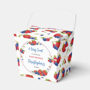 Erdbeere Blaubeere Beere Süße Babyparty Geschenkschachtel