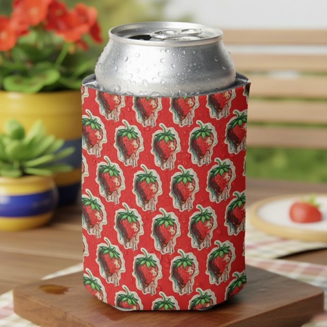 Erdbeere Dosenkühler (Von Creator hochgeladen)