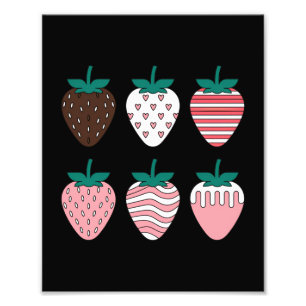 Erdbeere Erdbeeren Obst Lover Bauern Garten Fotodruck
