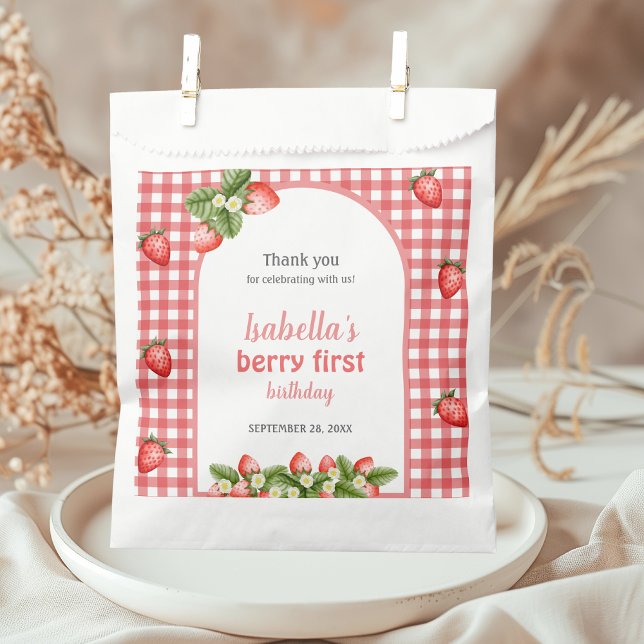 Erdbeere Erdbeeren Party Geschenktütchen (Von Creator hochgeladen)