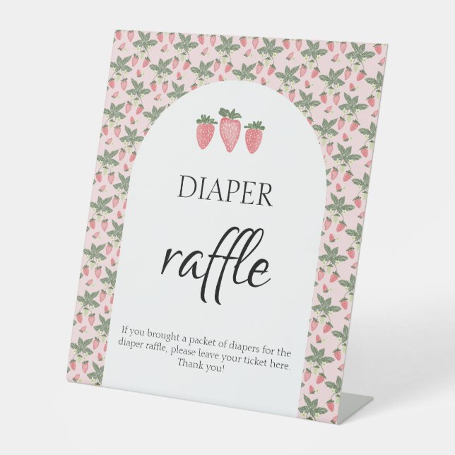 Erdbeere Fields Baby Duschkabine Windelwanne Raffl Sockelschild (Vorderseite)
