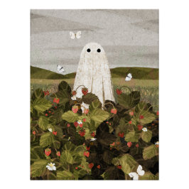 Erdbeere Fields Poster