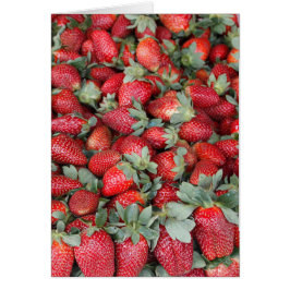 Erdbeere Fruchtsaftkarte