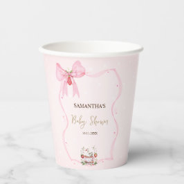 Erdbeere, Gänse, Rahmen-Kinderdusche Pappbecher