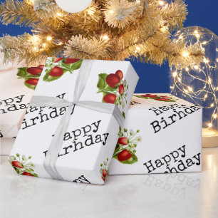 Erdbeere  geschenkpapier