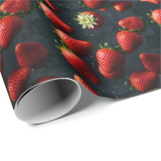 Erdbeere Geschenkpapier