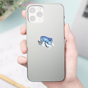 Erdbeere Giftdarmfrosch Aufkleber