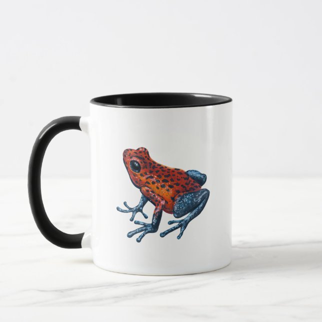 Erdbeere Giftdarmfrosch Tasse (Links)