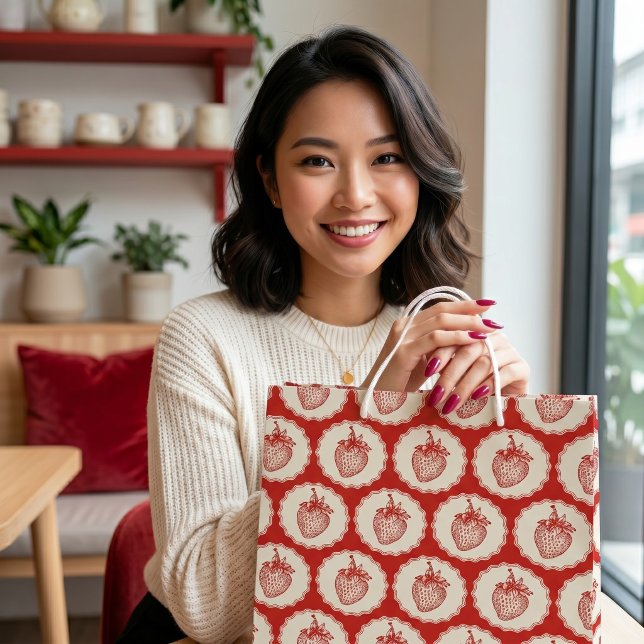 Erdbeere Große Geschenktüte (Von Creator hochgeladen)