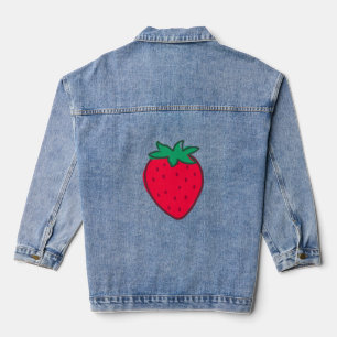 Erdbeere Jeansjacke