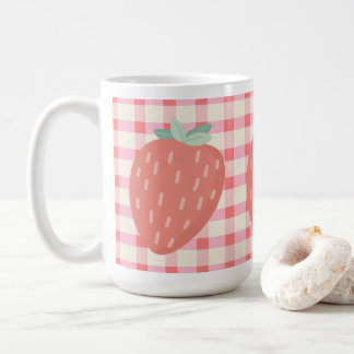 Erdbeere 🌸 Kaffee Tasse 15oz