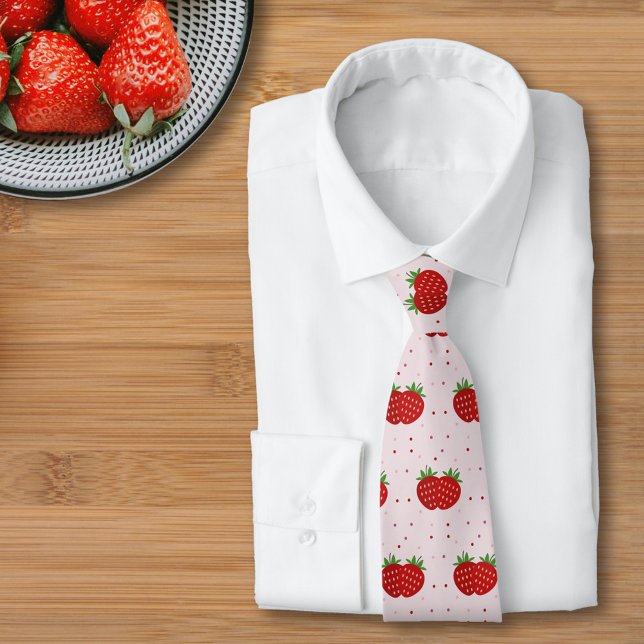 Erdbeere Krawatte (Strawberry Neck Tie)