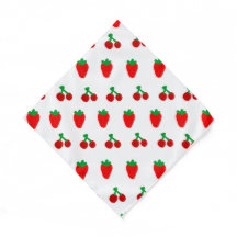 Erdbeere Lieben Cherry Pattern Bandanas