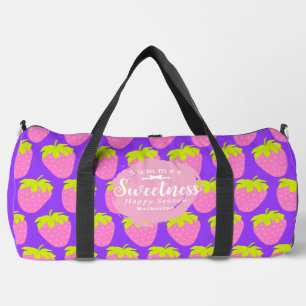 Erdbeere Lila Duffle Bag