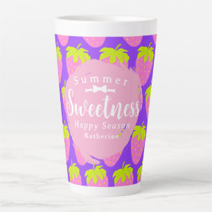 Erdbeere Lila Milchtasse