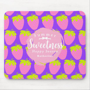 Erdbeere Lila Mousepad