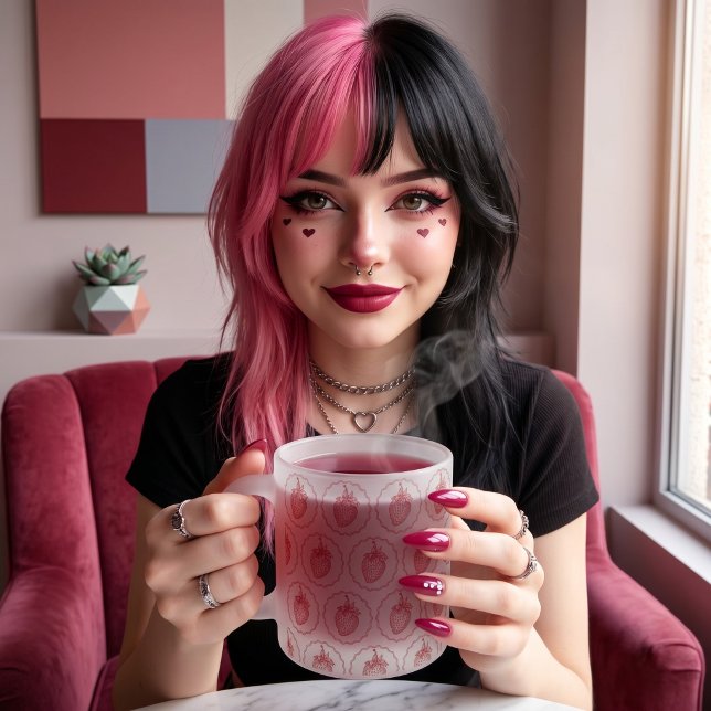 Erdbeere Mattglastasse (Von Creator hochgeladen)