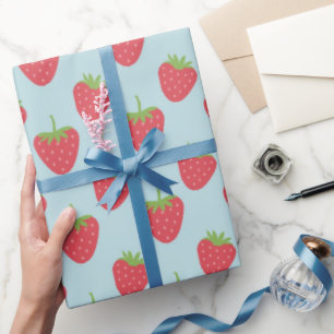 Erdbeere Musterfruchtpapier Geschenkpapier