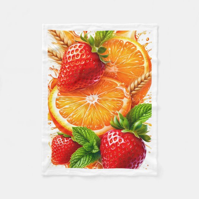 Erdbeere Orange Frische Decke (Vorderseite)