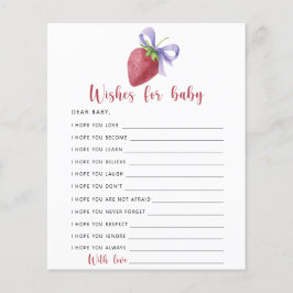 Erdbeere - Party | Babywünsche