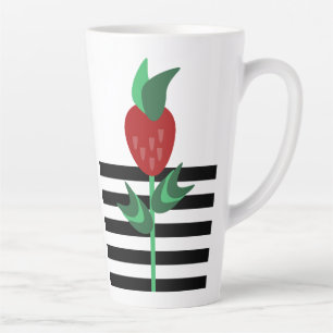 Erdbeere Pflanze Schwarze Streifen Milchtasse