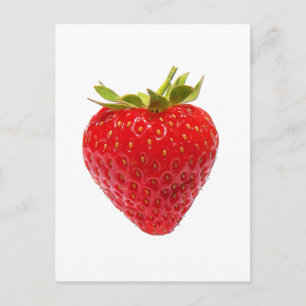 Erdbeere Postkarte