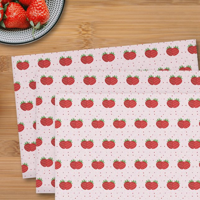 Erdbeere Seidenpapier (Strawberry Tissue Paper)