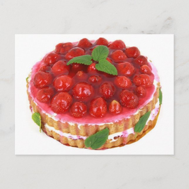 Erdbeere Shortcake Postkarte (Vorderseite)