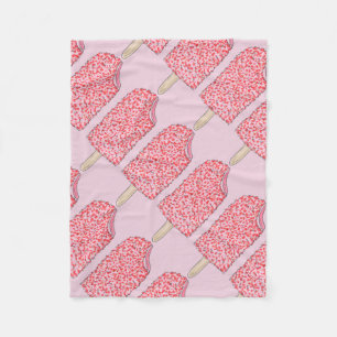Erdbeere Shortcake Rosa Eiscreme Popsira Fleecedecke