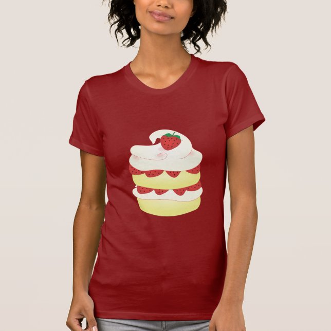 Erdbeere Shortcake T-Shirt (Vorderseite)